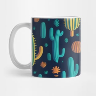 Cute Cactus / cartoon pattern Mug